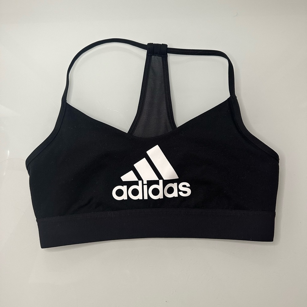 ADIDAS BLACK SPORTS BRA